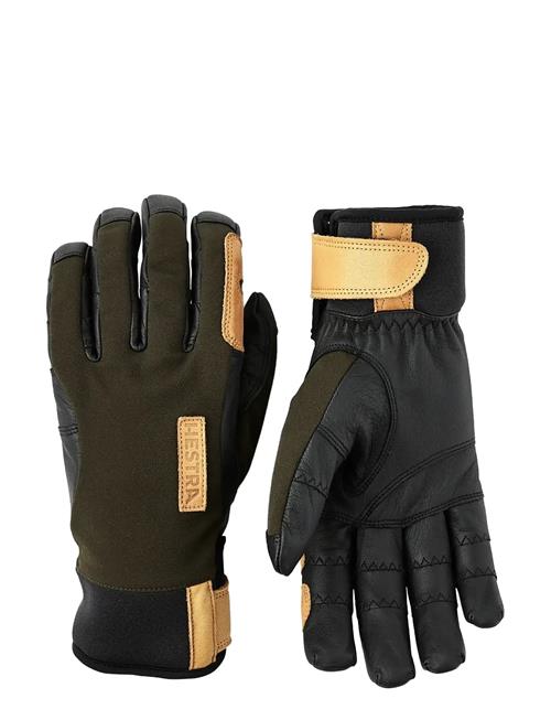 Hestra | Ergo Grip Active Wool Terry - 5 Finger Dark Forest/Black | 6