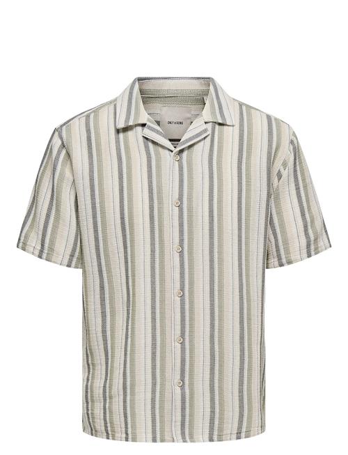 ONLY & SONS | Onstrev Life Reg Stripe Ss Shirt Noos | S