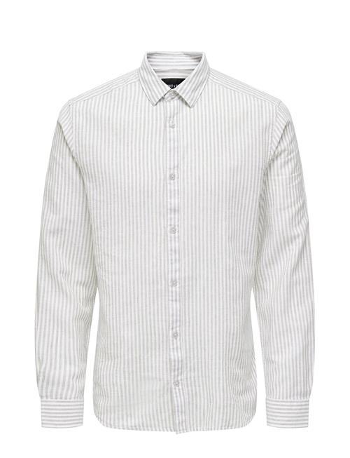 ONLY & SONS | Onscaiden Life Ls Stripe Linen Noos | XXL