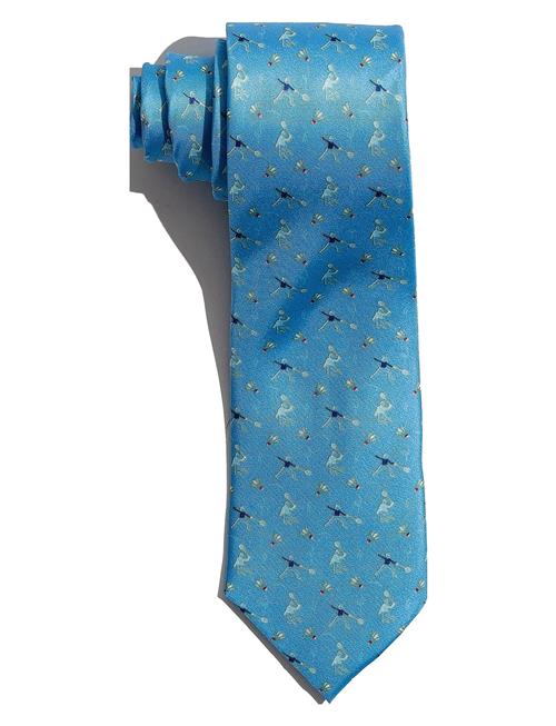 AN IVY | Light Blue Silk Badminton Player | ONE SIZE