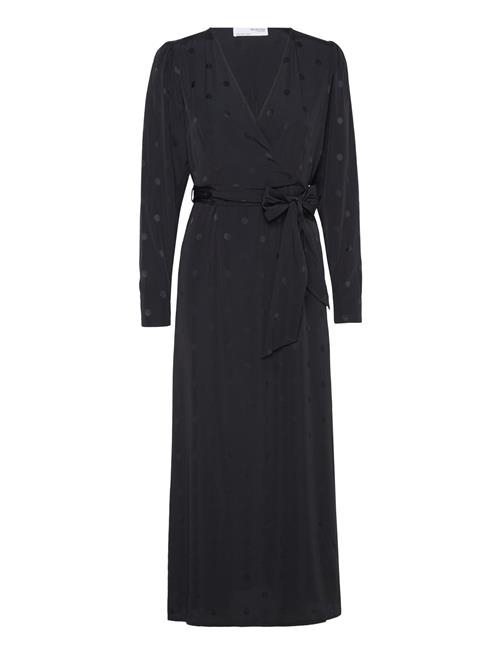 Selected | Slfludwika Ls Ankle Satin Dress B | 34