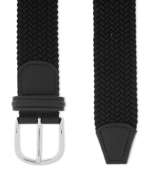 Anderson's | Elastic Woven Belt - Multi Colour Black 3,5 | 85
