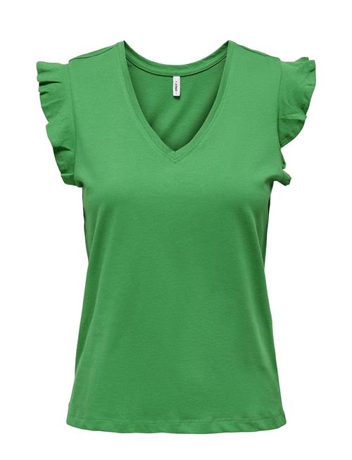 ONLY | Onlmay Life S/S Frill V-Neck Top Box Jrs | L
