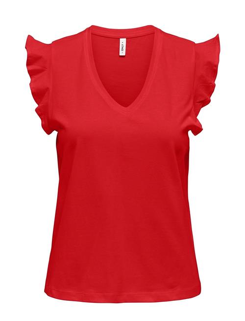 ONLY | Onlmay Life S/S Frill V-Neck Top Box Jrs | XL