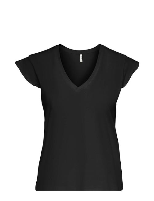 ONLY | Onlmay S/S Frill V-Neck Top Box Jrs | M