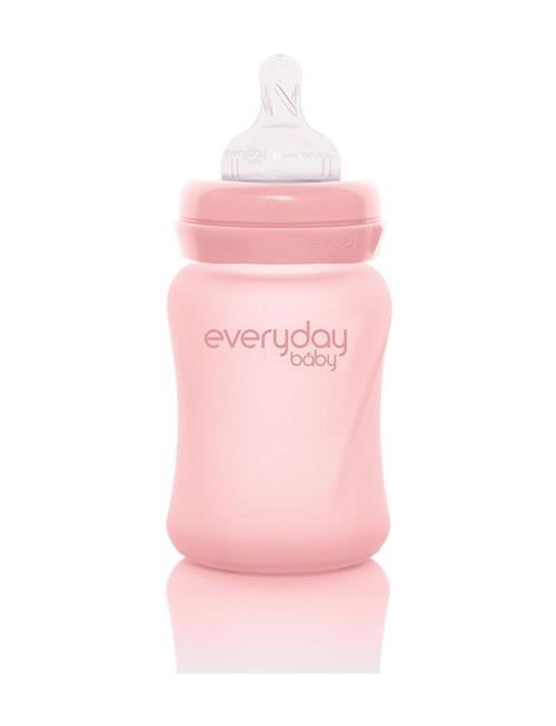 Everyday Baby | Glass Baby Bottle Healthy + Rose Pink 150Ml | 150 ml