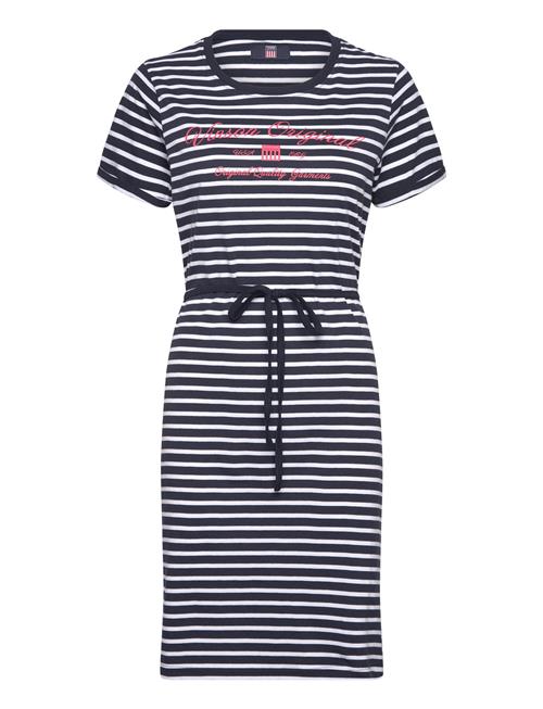 VINSON | Vin T-Shirt Dress Maika Stripe | S