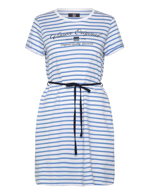 VINSON | Vin T-Shirt Dress Maika Stripe | L