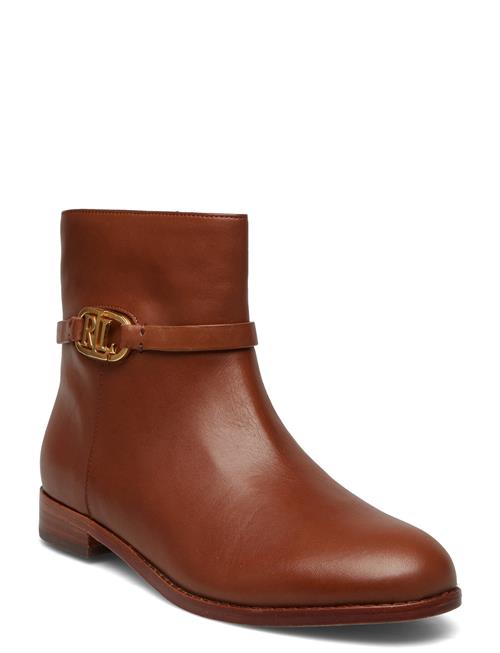 Lauren Ralph Lauren | Briela Burnished Leather Bootie | 36