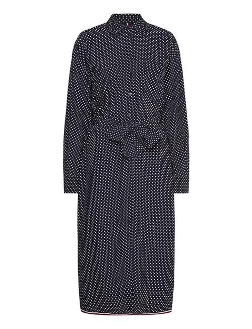 Tommy Hilfiger | Polkadot Midi Shirt Dress Ls | 34