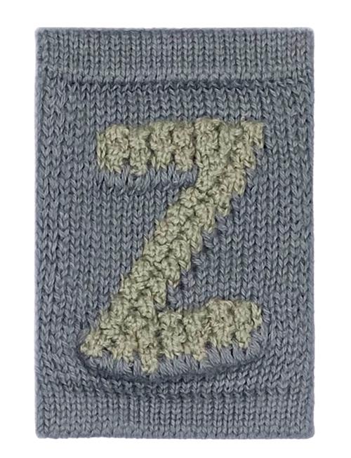 Smallstuff | Knitted Letter Z, Blue | ONE SIZE 10 cm