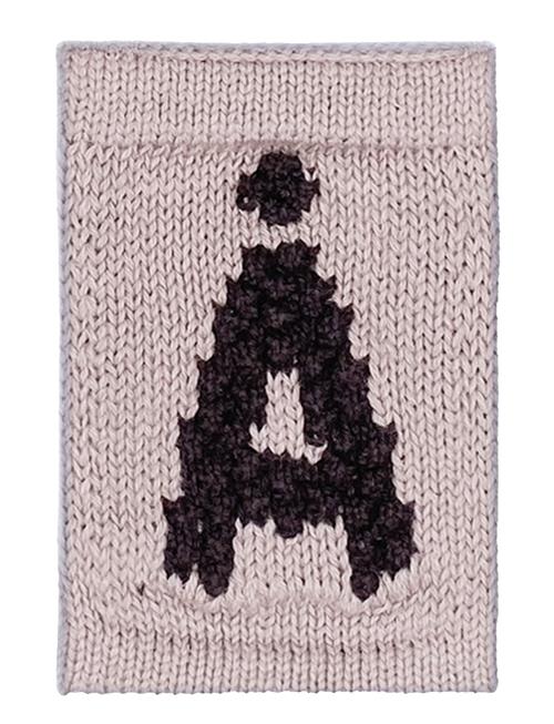 Smallstuff | Knitted Letter Å, Nature | ONE SIZE 10 cm