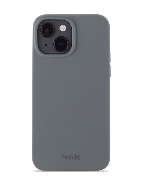 Holdit | Silicone Case Space Gray | IPHONE 14-13