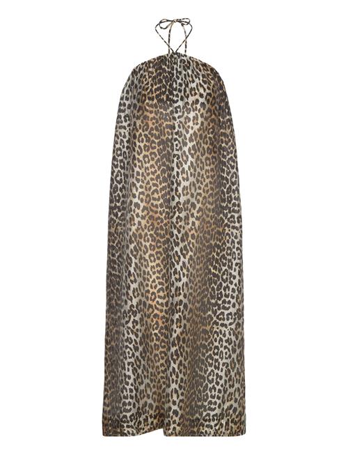 Ganni | Sheer Voile Maxi Strap Dress | 42