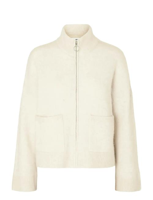 Se Selected | Slfsia Ras Ls Knit Zipper Cardigan Noos | S hos Booztlet