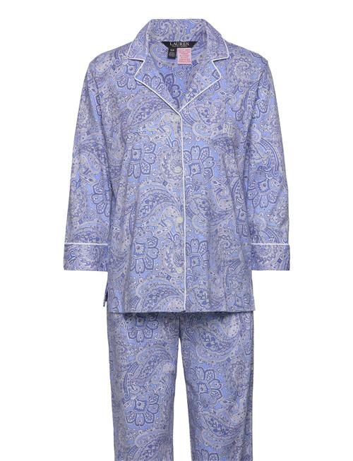 Lauren Ralph Lauren Homewear | Lrl Heritage 3/4 Sl Classic Notch Pj Set | XS