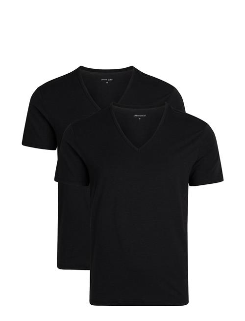 URBAN QUEST | Urban Quest The Bamboo Mens V-Neck Undershirt 2-Pack | S