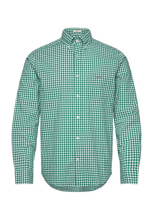 GANT | Reg Classic Poplin Gingham Shirt | M
