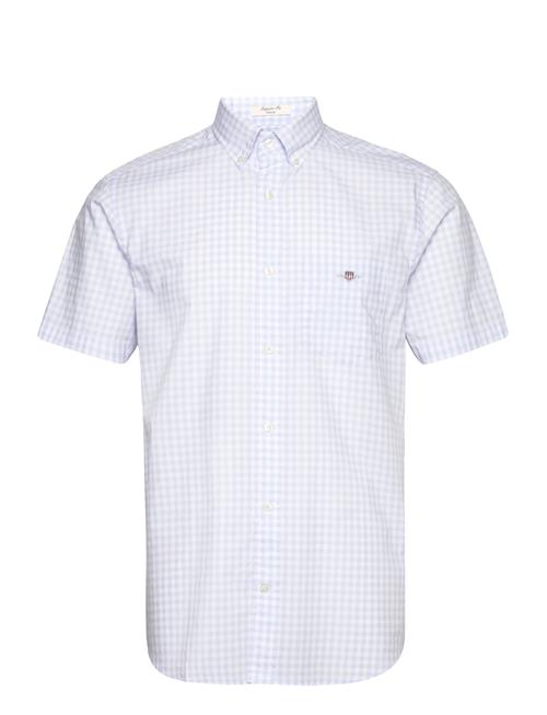 GANT | Reg Poplin Gingham Ss Shirt | XXL