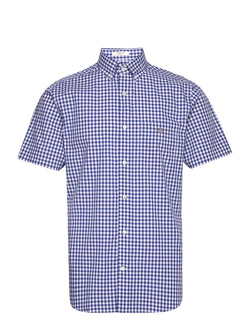 GANT | Reg Poplin Gingham Ss Shirt | M