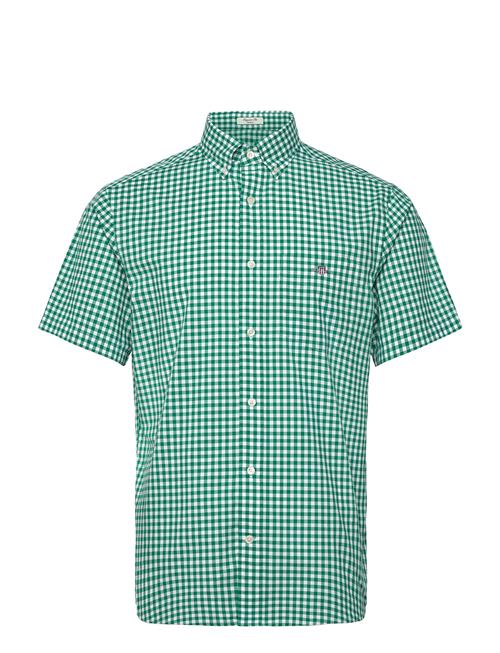 GANT | Reg Poplin Gingham Ss Shirt | L