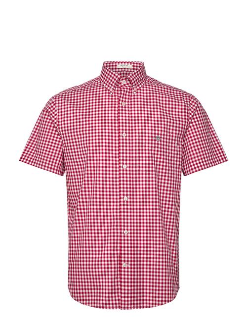 GANT | Reg Poplin Gingham Ss Shirt | M