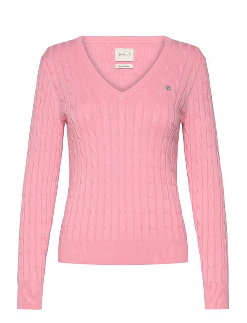 Gant | Stretch Cotton Cable V-Neck | XS