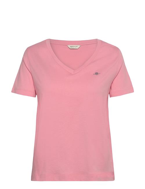 GANT | Reg Shield Ss V-Neck T-Shirt | XS