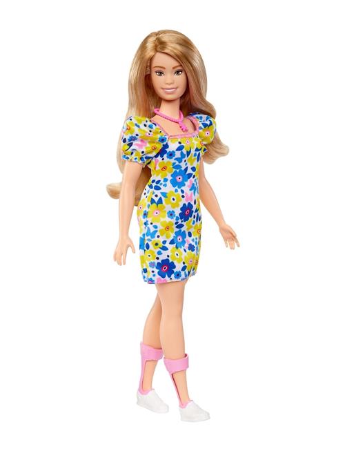 Barbie | Fashionistas Doll #208, Doll With Down Syndrome Wearing Floral Dress | ONE SIZE