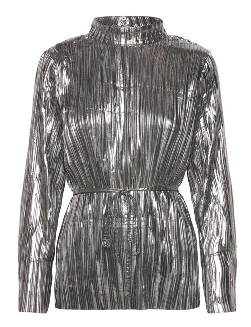 Selected | Slfnaline Ls High Neck Plisse Top | L