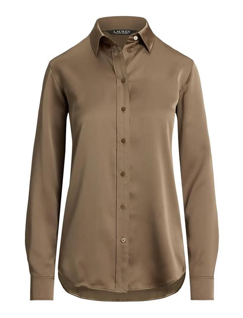Lauren Ralph Lauren | Classic Fit Satin Charmeuse Shirt | XS