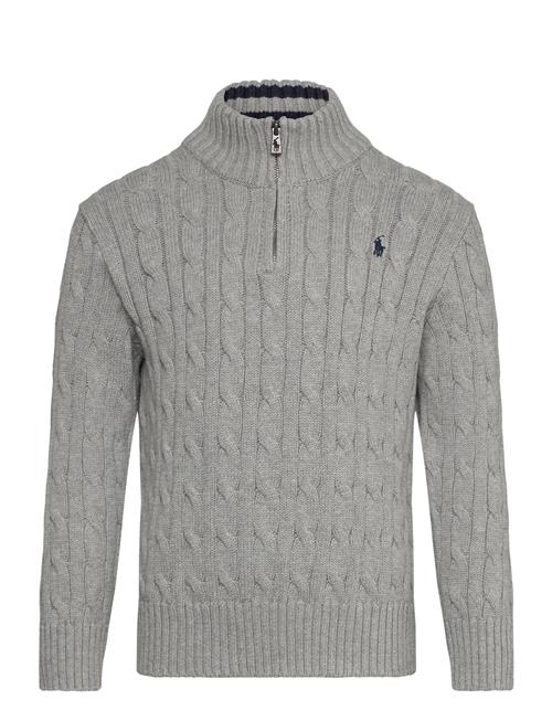 Ralph Lauren Kids | Cable-Knit Cotton Quarter-Zip Sweater | 132-137