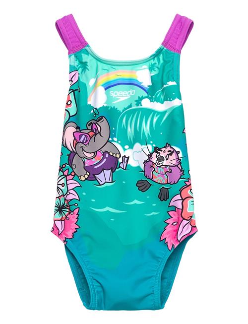Speedo | Girls Learn To Swim Printed Crossback | 80-84