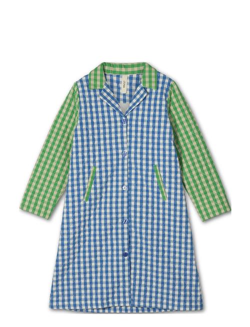 Juna | Bæk&Bølge Beate Coat S/M Blå/Grøn | S/M