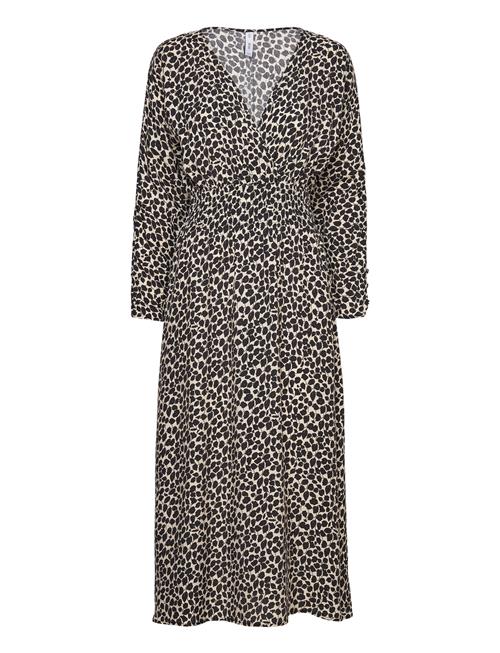 Mango | Printed Dress With Ruffled Detail | S