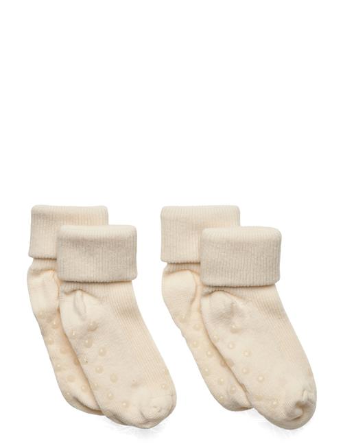 Minymo | Baby Rib Sock W. Abs (2-Pack) | 15\18
