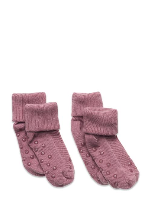 Minymo | Baby Rib Sock W. Abs (2-Pack) | 15\18
