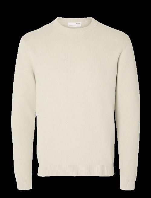 Selected | Slmdane Ls Knit Structure Crew Neck Noos | L