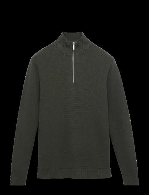 Selected | Slhdane Ls Knit Structure Half Zip Noos | XXL