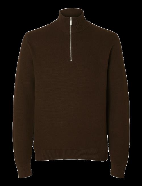Selected | Slmdane Ls Knit Structure Half Zip Noos | XL