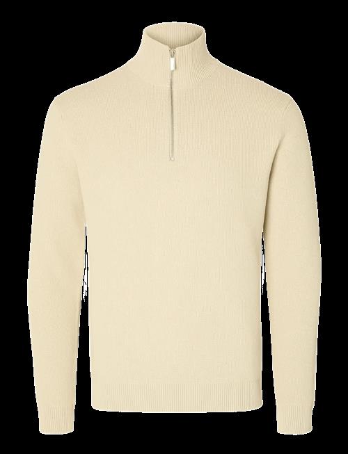 Selected | Slmdane Ls Knit Structure Half Zip Noos | XXL