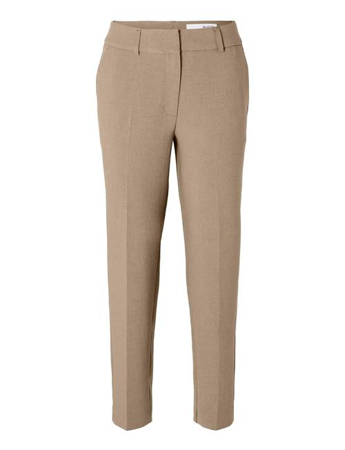 Selected | Slwrita-Ria Mw Crop Pant Camel Mel Noos | 38