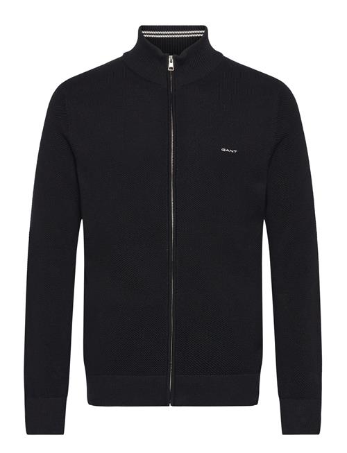 GANT | Cotton Pique Zip Cardigan | XXL