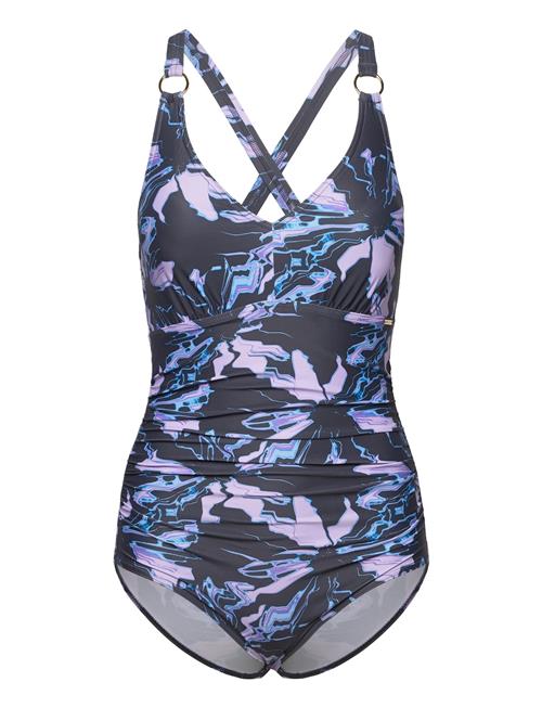 Speedo | Womens Shaping Printed V Neck 1 Piece | 38