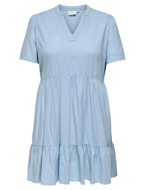 ONLY Carmakoma | Cartiri-Caro S/S V-Neck Lin Dress  Tlr | 48