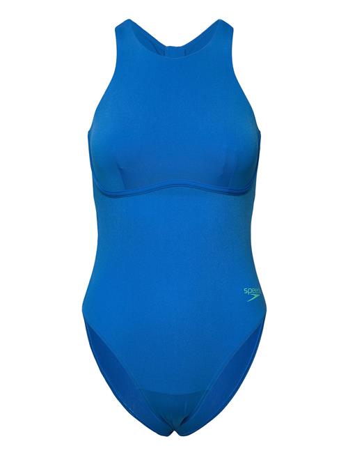 Speedo | Womens Racer Zip Swimsuit With Built In Swim Bra | 42
