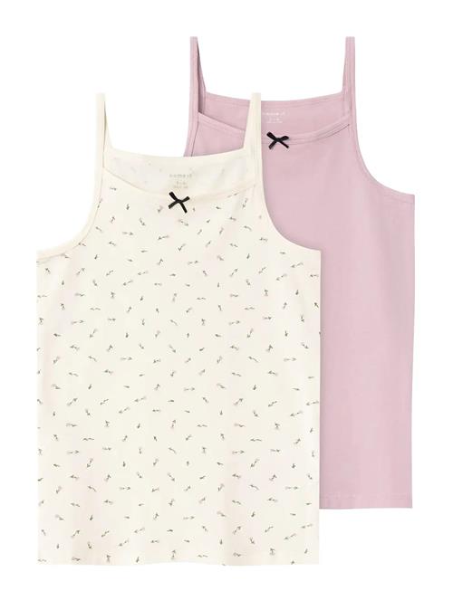name it | Nkfstrap Top 2P Buttercream Floral Noos | 146-152