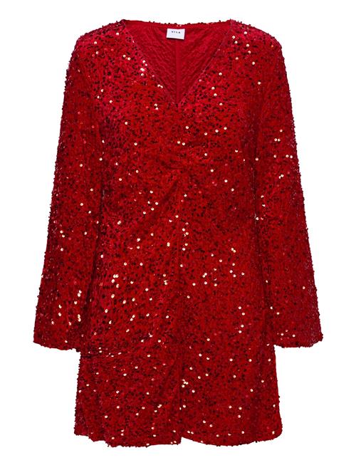 Vila | Vibarina Wide Sleeve Glitter Dress | XS