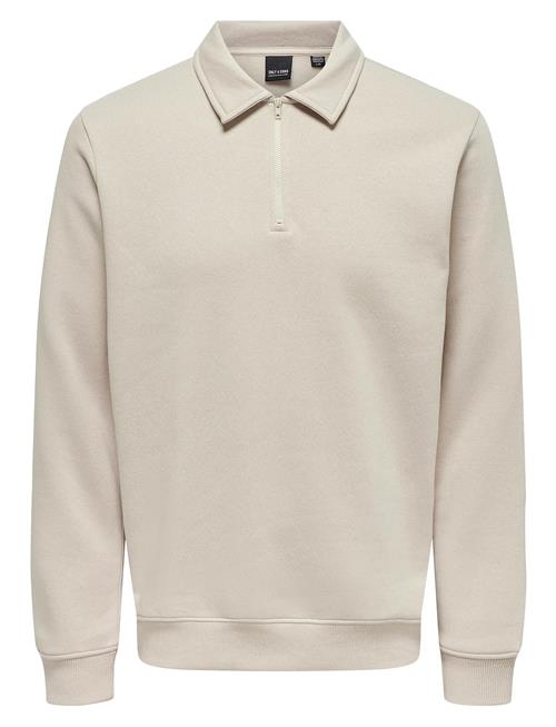 ONLY & SONS | Onsceres 1/4 Zip Sweat Polo | XS