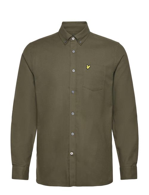 Lyle & Scott | Plain Flannel Shirt | L